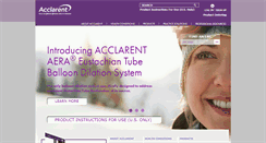 Desktop Screenshot of acclarent.com